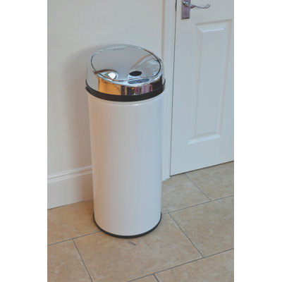 Steel Motion Sensor Kitchen Trash Can - 45L