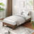 Platform Bed Frame with Wood & Metal Slats, 10.2" Underbed Storage, Easy Assembly,-434061190-434061195