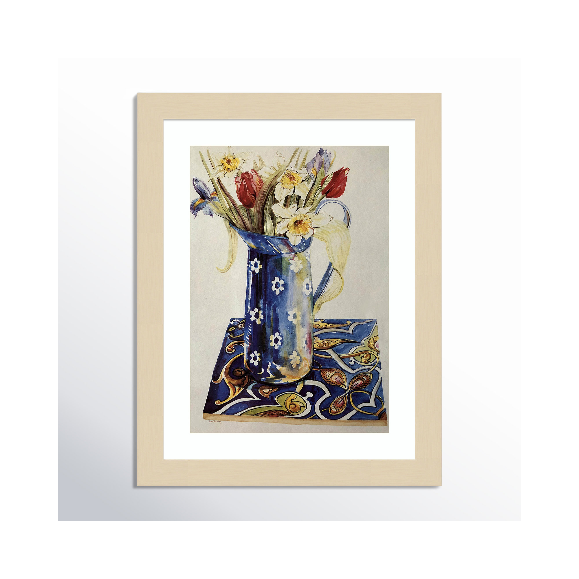 Tulips by Thewsey Joan, 13" H x 10" W, Brown