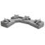 Canapé modulaire surdimensionné rembourré de mousse Breydan-761111154