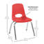 Chaise de classe empilable-128788569