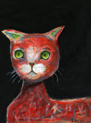 Cat, 76.2 cm H x 50.8 cm W