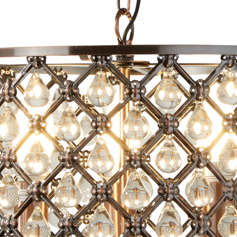 3 - Light Antique Copper Pendant