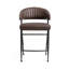 Tabouret de comptoir en cuir Umbria-1015819056