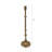 Slender Aluminum Taper Candle Holder with Bead Accents-437443232
