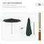 Parasol de marché en polyester 8,8 pi Audwin
