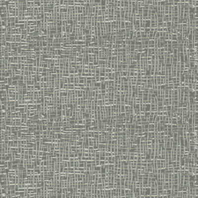 Papier peint gris anthracite Atomic Weave