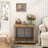 Stylish Pet Crate Side Table With Multiple Access Options And Mobility Feature