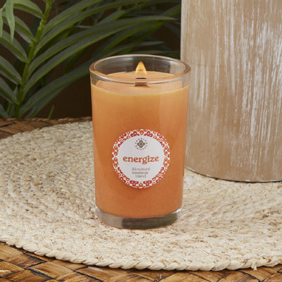 Seeking Balance Energize Rosemary Eucalyptus Scented Jar Candle