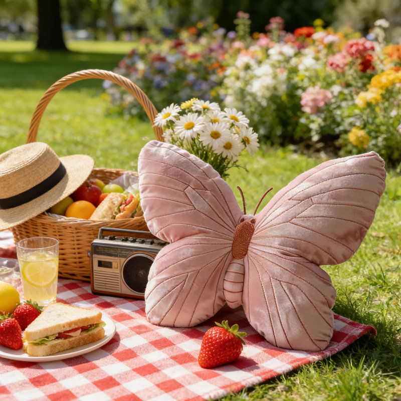 Coussin Butterfly Shaped