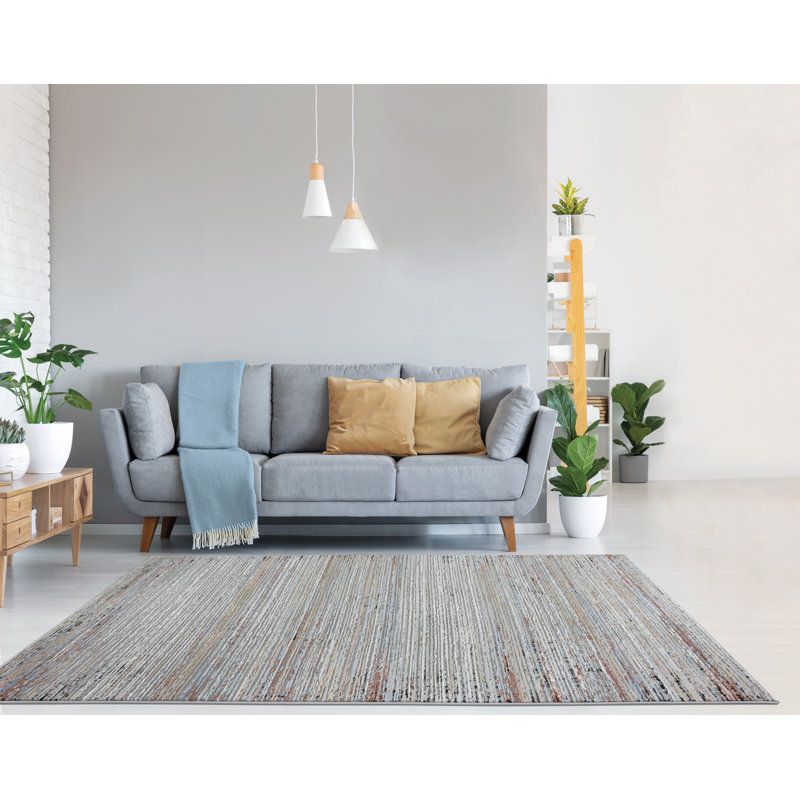 United Weavers Fanka Westway Rust Area Rug 5'3" x 7'2", Rectangle 5'3" x 7'2"