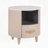 Modern Round Nightstand With Storage Drawer-1248229228