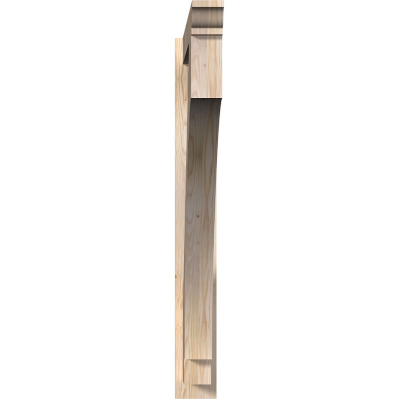 Persienne impériale traditionnelle, Sapin Douglas de 6 po (sciage brut), P 48 po x H 48 po