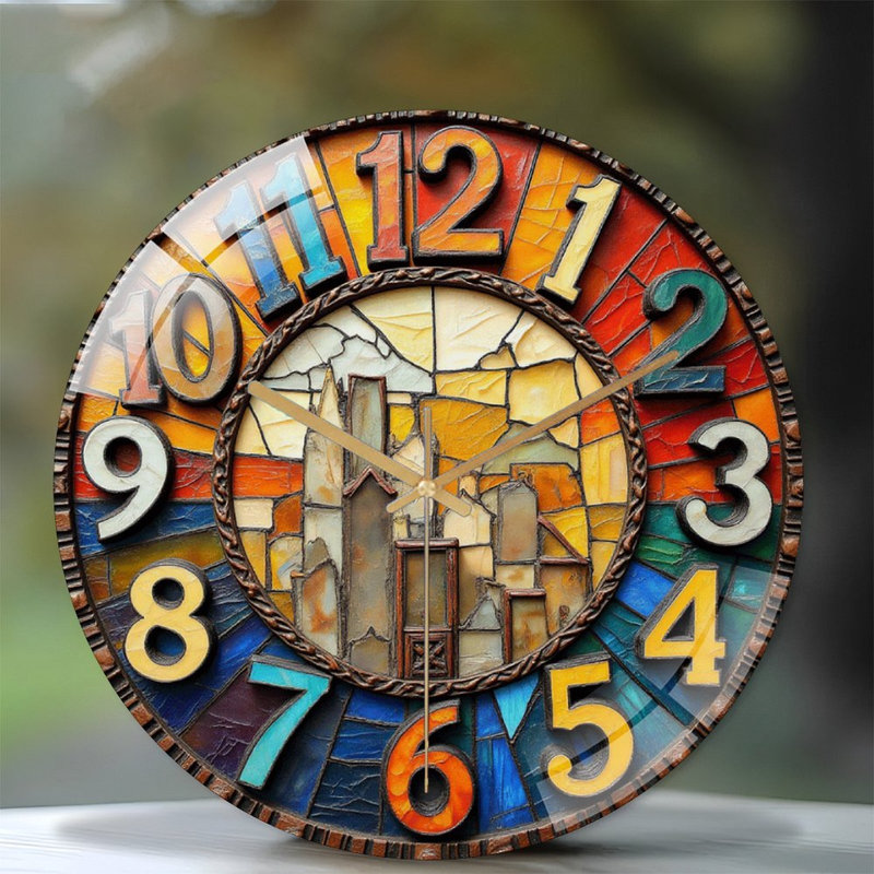 Horloge murale 12 po