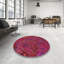 Tapis décoratif rose/rouge à motifs Siskiyou-373192321