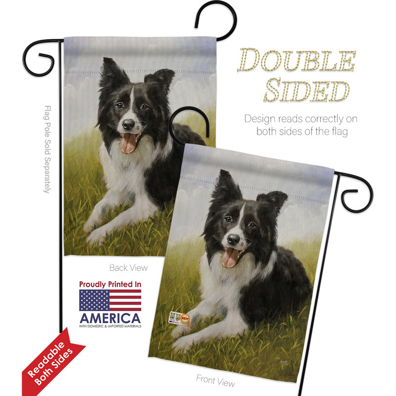 Double Sided 18.5'' H x 13'' W Polyester Animal Flag Set