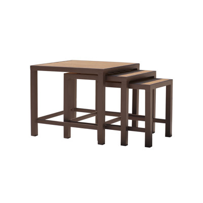 Table basse gigogne en aluminium 3