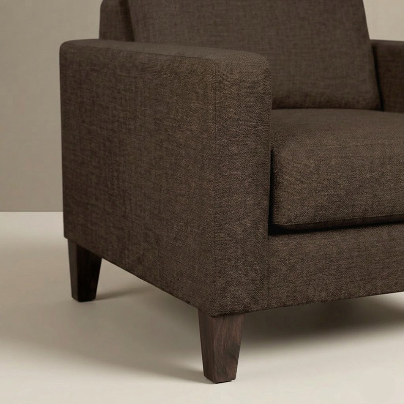 Fauteuil d'appoint Henry, Chocolat antique