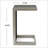 CAPE CORAL WICKER C-SHAPED TABLE