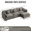 3 Seater Corduroy Sofa-2093860862