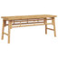 Solid Wood Bamboo Outdoor Bench-1308588025