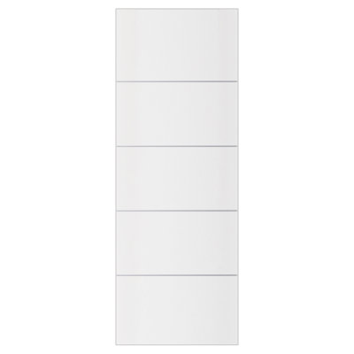 Porte intérieure moderne laminée blanc doux Glam G-Pro 010 seulement 24 po x 80 po