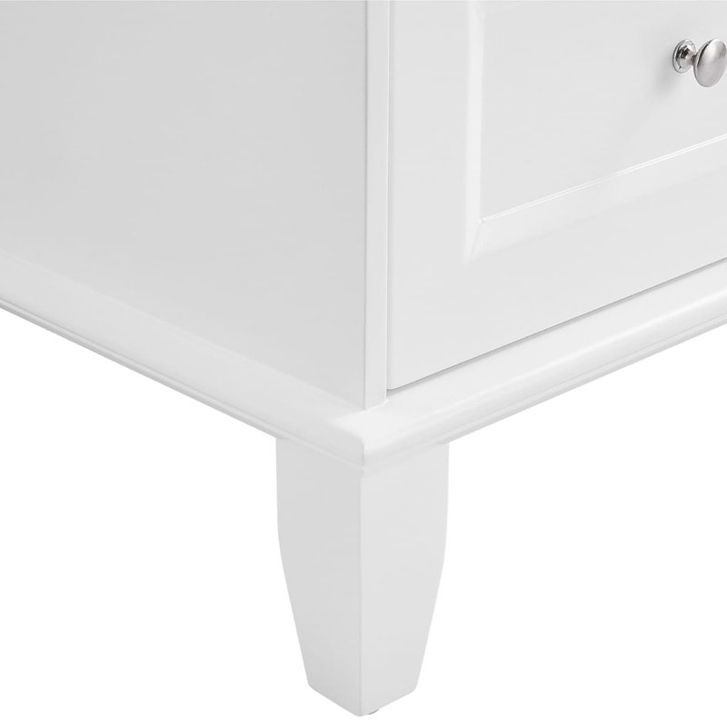 Nora 30" Freestanding Standard Single Bathroom Vanity with Top, White