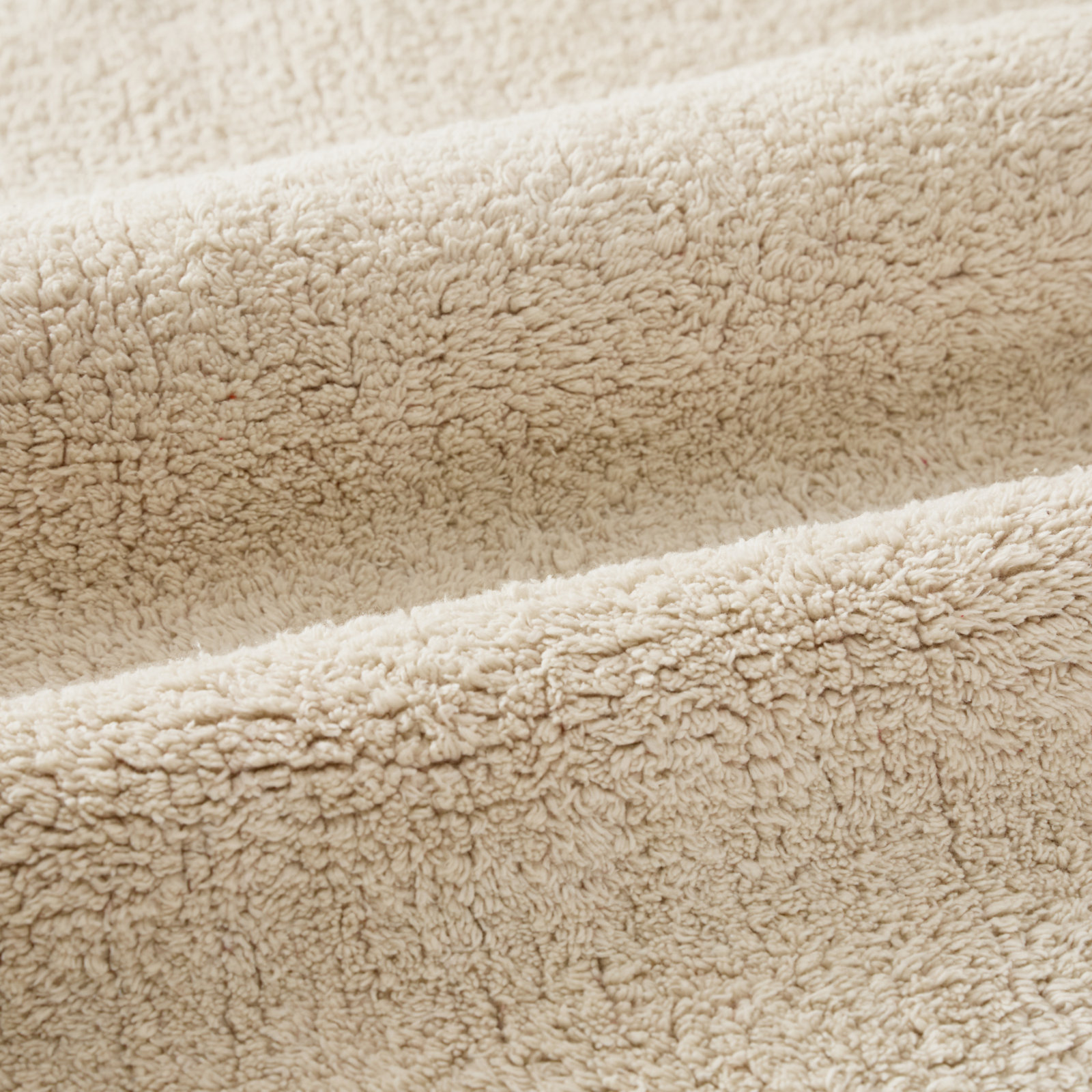 100% Cotton Reversible Dual-Texture Bath Mat, 34 in x 21 in, Natural
