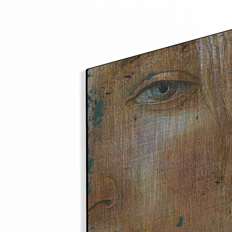 Art mural en métal Winston Porter «Flower Lady» par Karen Smith, H 36 po x l 36 po