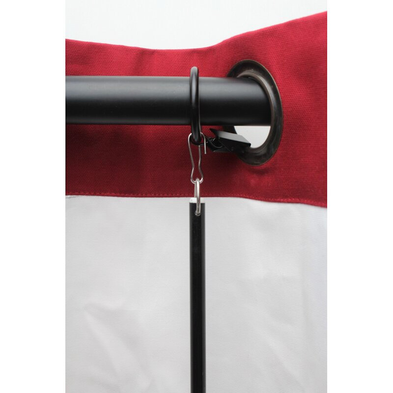 Accessoire de quincaillerie de rideau 0,25 po Bova, Brun, H 60 po x l 0,25 po x P 0,25 po