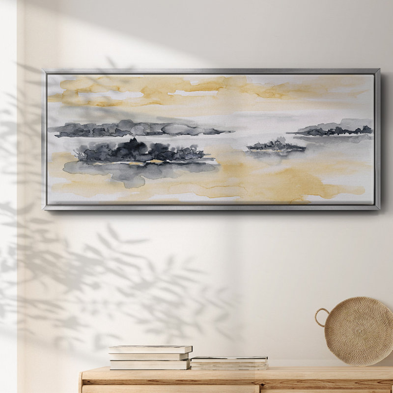 Whispering Wind I- Framed Canvas
