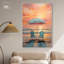 «Sunset Beach View Glam Coastal» par Art Remedy-105312010-105312019