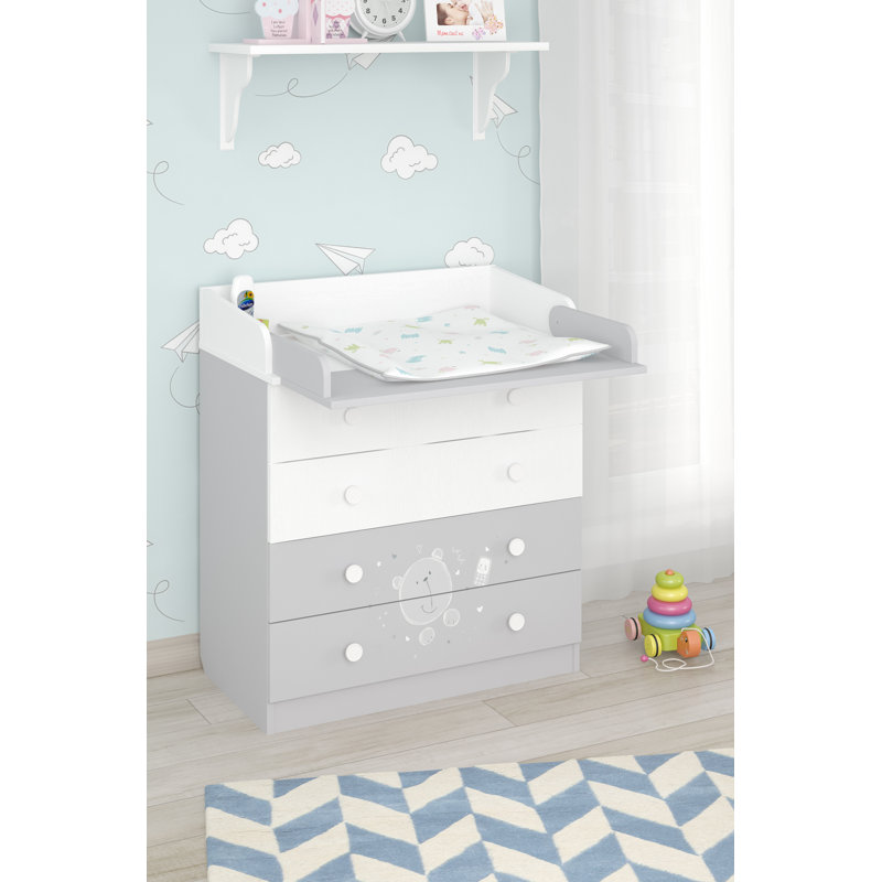 Changing dresser 800 Design line, Grey