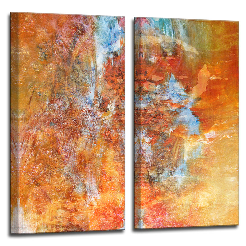 " Abstract " by Tristan Scott 2 - Pieces