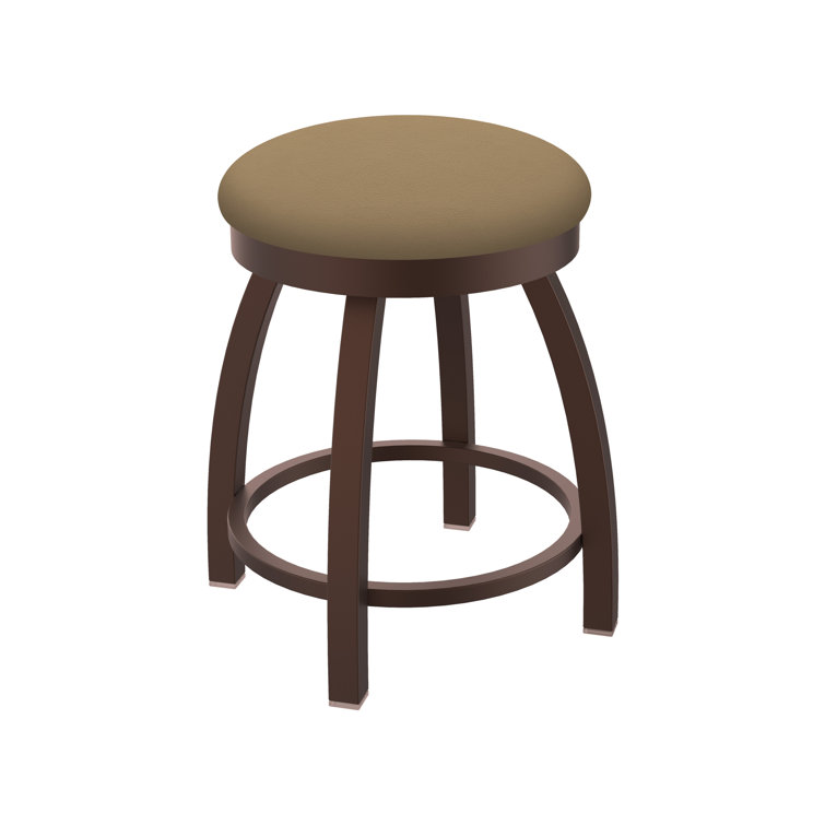 802 Misha Swivel Vanity Stool with Upholstered Seat