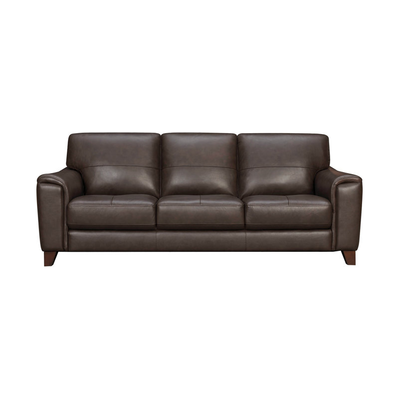 Dinese Upholstered 88'' Sofa, Espresso