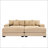 92"  Oversized Cloud Modular Sectional Couch-774393171-774393169-774393175