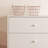 dadada Central Park 3-Drawer Dresser with Open Shelving - White/Natural-106928032