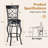 Arlander Swivel Counter Stool with Metal Frame-1258048240