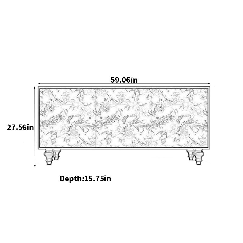 Classic Patterned Home Dining Sideboards