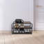 6 Pair Solid Wood Shoe Rack
