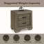 Table de chevet gris vieilli