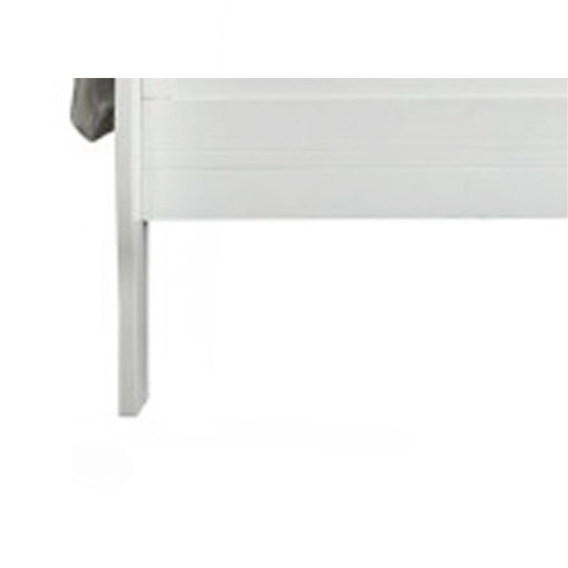 Lit simple Louis Philippe, Lit simple, Blanc
