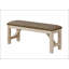 Mobilier de salle à manger rembourré en tissu à finition cerisier classique 1pc