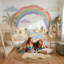 Décoration murale chambre d'enfant amovible fond blanc-636373322-636373327