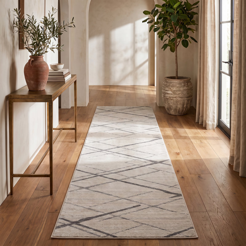Kymiere Abstract Indoor Rug, Runner 2'3" x 10'