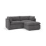 Kallie Upholstered Sofa With Ottoman