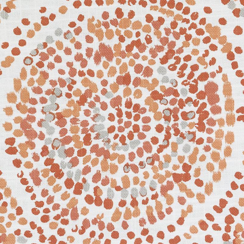 Alhambra Cotton Blend Fabric, Orange