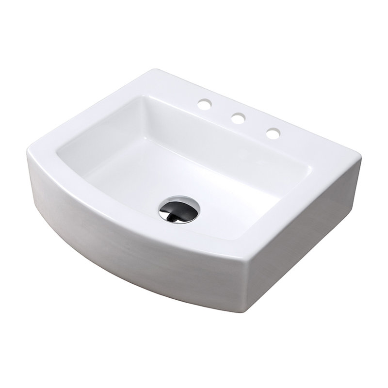 Plaza 17.75'' W Single Vanity Top, 3 Hole - 8" Centers