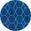 Tapis bleu marine à motif géométrique Debrodie-1351287655